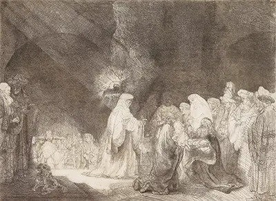 Simeon's Hymn of Praise Rembrandt